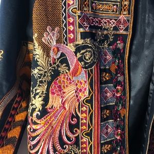 Very rare heavy embroidered jacket with sequins